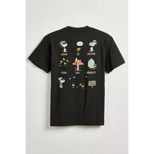 NWT Peanuts x Parks Project Leave It Better Tee in Black size Medium